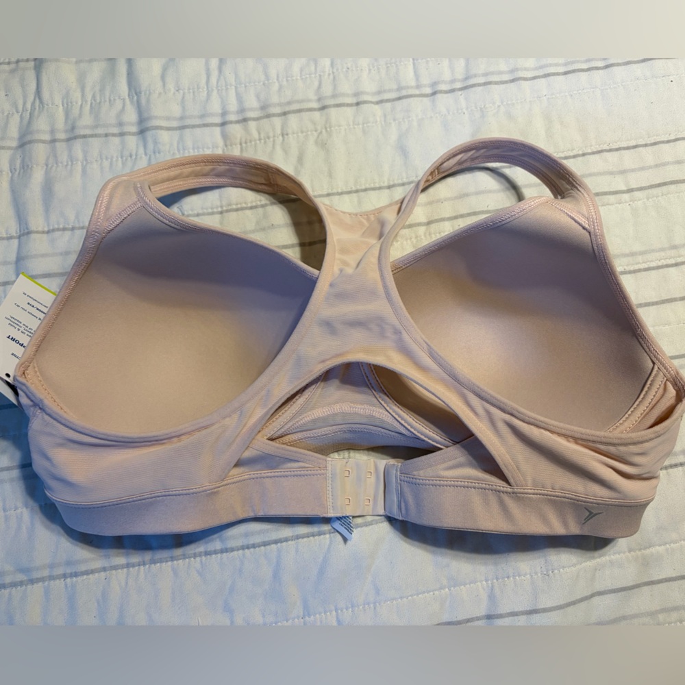 Old Navy Active High Support Pink/ Nude Wireless Sports Bra - Picture 5 of 6